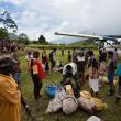 Preparing for departure at the Olsobib airstrip