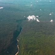 Aerial view of area between Olsobib and Kainagabip